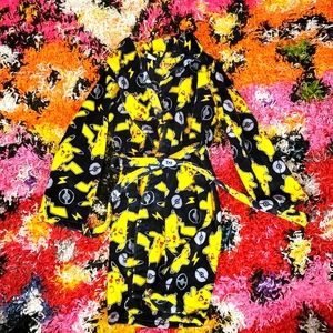 Size med pikachu pokemon childs plush robe